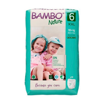 cumpără Scutec-chiloțel Bambo Nature 6, 18+ kg, 38 buc în Chișinău 