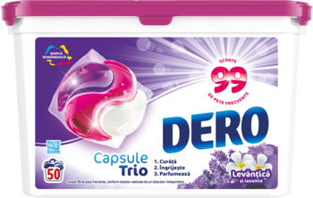 cumpără Dero  capsule Trio Levănțică și Iasomie, 50 cps. în Chișinău 