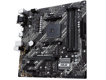 Материнская плата ASUS PRIME B550M-K AMD B550, AM4, Dual DDR4 4800MHz, PCI-E 4.0/3.0 x16, DVD-D/D-Sub/HDMI 2.1, USB 3.2, SATA RAID 6Gb/s, 2xM.2 x4 Socket, 64Gb/s M.2 support PCIe 4.0 x4, SB 8-Ch., GigabitLAN, LED lighting, (placa de baza/материнская плата)