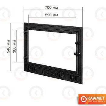 Дверца чугунная KAWMET W4 