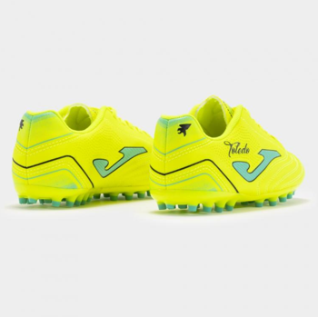 Ghete de fotbal JOMA - TOLEDO JR 2411 LEMON FLUOR TURQUOISE ARTIFICIAL GRASS 