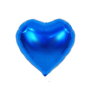 Balon în formă de inimă Dark Blue 