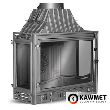 Каминная топка KAWMET W3 16,7 kW трехсторонняя 