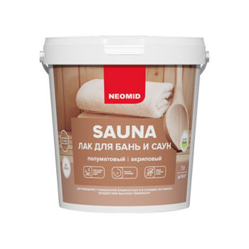 Lac de protectie a lemnului Neomid SAUNA 1L 