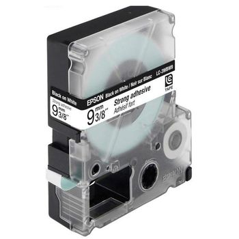Tape Cartridge EPSON LK3WBW; 9mm/9m Strong Adhesive, Black/White, C53S653007 