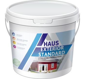 Краска водоэмульсионная фасадная Haus Standard 12 кг 
