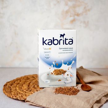 Terci din hrișcă cu lapte de capră Kabrita, 180g 