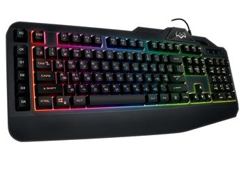 Gaming Keyboard SVEN KB-G8600, Macro, Backlight, WinLock, 12 Fn keys, Black, USB 