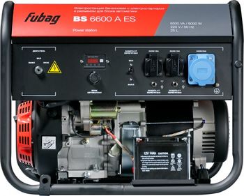 Электрогенератор Fubag BS 6600 A ES (838798) 