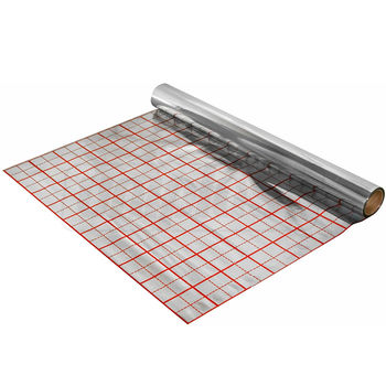 купить Изоляция фольгированная для теплого пола s=5 мм (1x60 м) PEE красная сетка в Кишинёве 