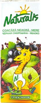 cumpără Naturalis suc din mere și coacăză neagră de 0,2l în Chișinău 