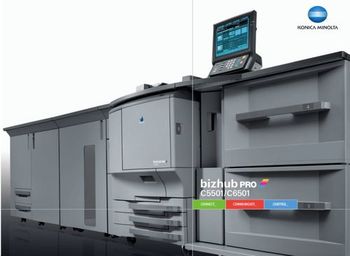 Konica Minolta bizhub PRO C6501 - sistem color de producție 