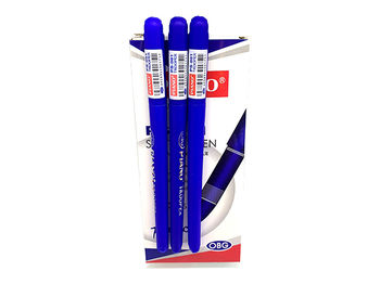 Ручка шариковая PS-001 soft ink,1mm, синяя 