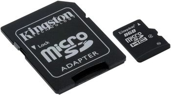 Kingston 8GB microSDHC Class4 