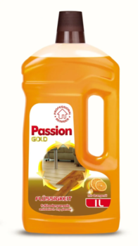 Solutie pentru curatarea podelelor din lemn si laminat Passion Gold 1000 ml 