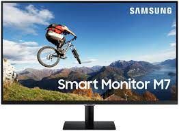 купить 32" SAMSUNG Smart S32AM700UI, Black,VA,3840x2160,60Hz,8ms,250cd,MegaDCR,HDR10,HDMI+USB+TypeC,TizenOS (31.5" MVA LED, 3840x2160 4K-UHD, 4ms (GtG), 270 cd/m², Mega DCR (3000:1), 125% sRGB 1.07 Billion Colors (10 bits), 178°/178° @CR>10, DisplayPort + HDMI 1.4 + HDMI 2.0, Stereo Audio-In, Headphone-Out, External Power Adapter, Fixed stand (Tilt -2/+15°), VESA Mount 100x100, FreeSync, MultiView PIP/PBP mode, Black / Dark Gray) в Кишинёве 