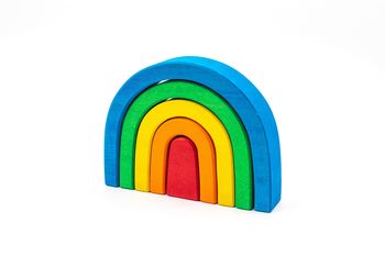 купить Marc Toys деревянная игрушка радуга в Кишинёве 