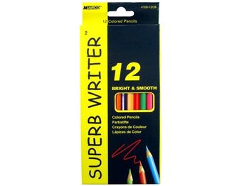 Набор карандашей цветных 12шт "Superb Writer" 