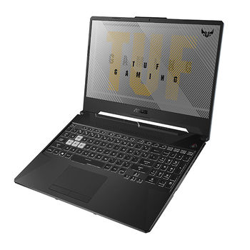 Laptop 15.6 ASUS TUF Gaming FX506LH Black, Intel i5-10300H 2.5-4.5GHz/8GB DDR4/M.2 NVMe 512GB SSD/GeForce GTX1650 4GB GDDR6/WiFi 802.11ax/BT5.0/USB Type C/HDMI/Webcam HD/Backlit RGB Keyboard/15.6" FHD IPS LED-backlit 144Hz (1920x1080)/NoOS/Gaming FX506LH-HN004