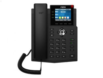 Fanvil X3U Black, VoIP phone, Colour Display, SIP support 