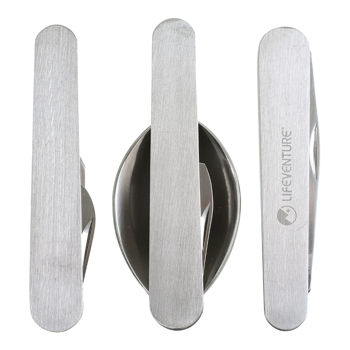 купить Вилка-ложка-нож Lifeventure Folding Cutlery Set, 9500 в Кишинёве 