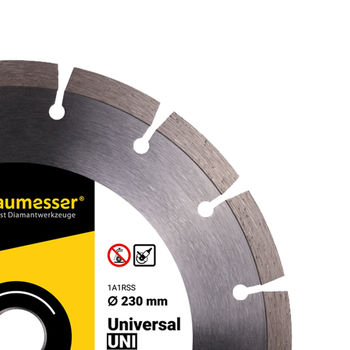 купить Алмазный диск отрезной Distar 1A1RSS/C3-H 125x1,8/1,2x8x22,23-10 Baumesser Universal в Кишинёве 