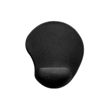 Сovoras pentru mouse SVEN GL-009BK Gel mouse pad with wrist support, Dimensions: 250 x 220 x 20 mm, Material: gel on rubberized basis, lycra; Black (covoras pentru mouse)
