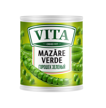 Горошек консервированный Vita 425 гр ж/б 