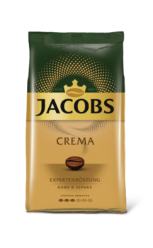 Jacobs Crema, Кофе в зернах, 1кг 