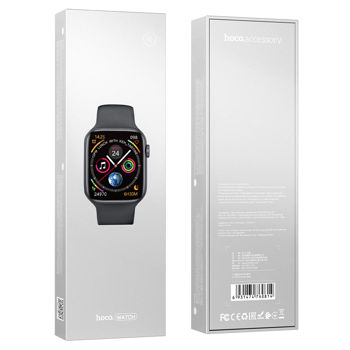 Hoco Y5 Smart Watch [Black] + Încărcător wireless inclus in cutie 