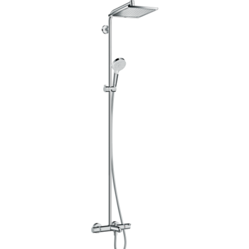 Душевая система Crometta E Showerpipe 240 1jet с термостатом для ванны 