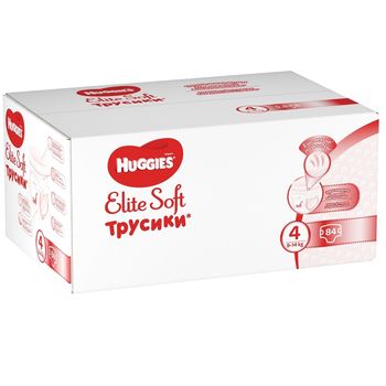 Трусики Huggies Elite Soft Mega 4 (9-14 kg), 84 шт. BOX 