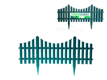 Gard decorativ pentru curte/gradina 4buc, 60X33cm, verde 