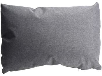 Подушка диванная 60X45X5cm, серая 