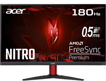 27.0" Игровой Mонитор ACER Nitro VG270M, IPS 1920x1080 FHD, Black/Red 