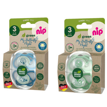 cumpără NIP My Butterfly Night Green B Suzetă silicon, mărimea 3 (16-32luni) N2 în Chișinău 