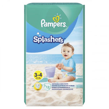 купить Pampers трусики для плавания Splashers Midi 6-11 кг, 12 шт. в Кишинёве 