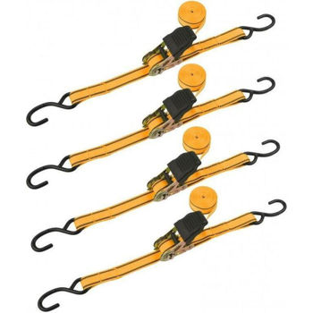 Centură pentru fixare Tolsen Set 4 elemente de legare cu clichet 25mm 5m (62254)