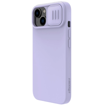 Nillkin Apple iPhone 15 Plus, CamShield Silky Silicone Case, Misty Purple 