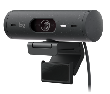 Camera Logitech BRIO 500, 1080p/30fps, FoV 90°, Autofocus, Zoom:4x, Glass lens, Stereo mic, Graphite 