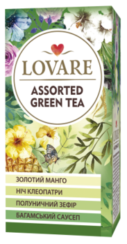 Чай Lovare Green Assorti, 24 шт. 