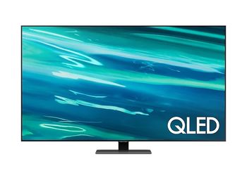 55" LED TV Samsung QE55Q80AAUXUA, Black (3840x2160 UHD, SMART TV, PQI 3200Hz, DVB-T/T2/C/S2) 