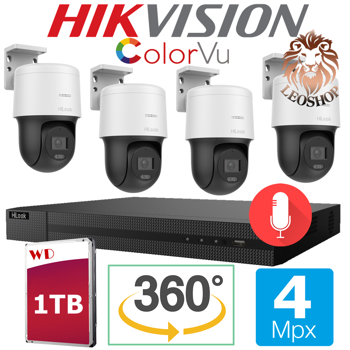 HILOOK от HIKVISION 4 Мегапикселя Цветная VU Micro SD 256 ГБ 