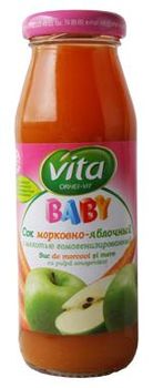 купить Vita Baby сок морковь-яблоко с 6 мес. 175мл в Кишинёве 