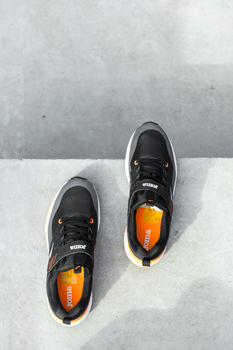 FINAL SALE - Кроссовки JOMA - FERRO JR 2201 BLACK ORANGE 