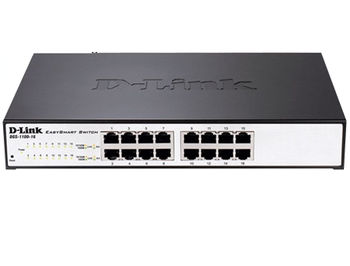 D-Link DGS-1100-16/B2A L2 Smart Switch with 16 10/100/1000Base-T ports
