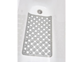Коврик для ванны 38X60cm Tendance серый, PVC 