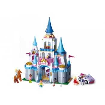 cumpără CONSTRUCTOR GIRL IS DREAM Sapphire Castle 818pcs В0610 în Chișinău 