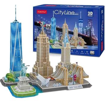 cumpără CubicFun puzzle 3D City Line New York în Chișinău 