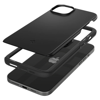 Spigen iPhone 15 Plus, Thin Fit, Black 
